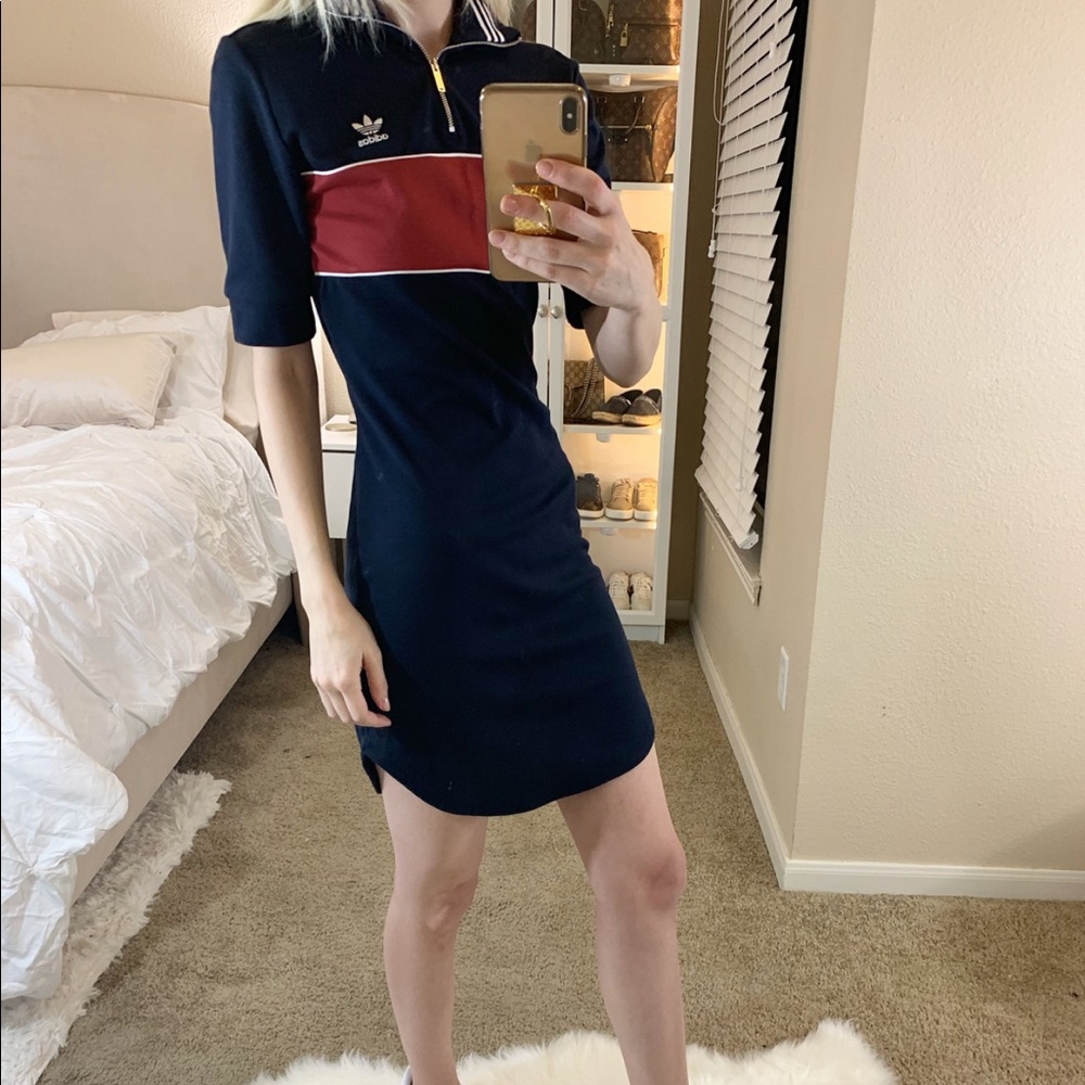 Adidas polo shirt dress